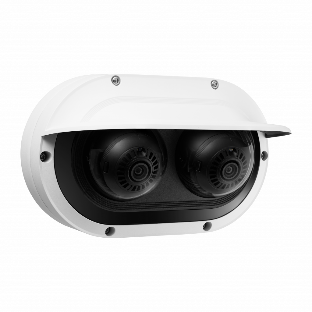 PNM-C12083RVD 6MP X 2 AI, IR outdoor Dome Kamera